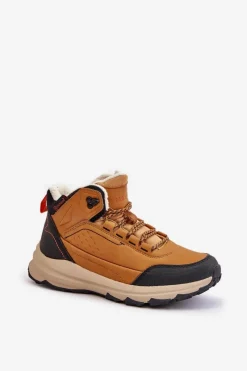 Buty Trekkingowe Młodzieżowe Ocieplane McKeylor 14011 Camel Damskie Trekkingowe Damskie|Damskie Trapery