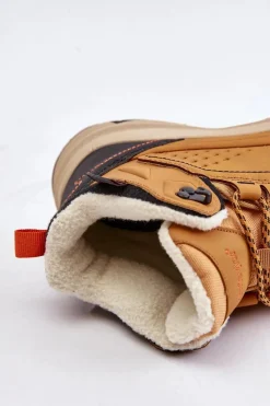 Buty Trekkingowe Młodzieżowe Ocieplane McKeylor 14011 Camel Damskie Trekkingowe Damskie|Damskie Trapery
