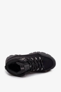 Online Big Star Shoes Buty Trekkingowe Męskie Big Star SS174048 Czarne Czarny