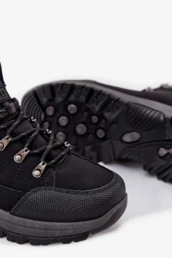 Online Big Star Shoes Buty Trekkingowe Męskie Big Star SS174048 Czarne Czarny