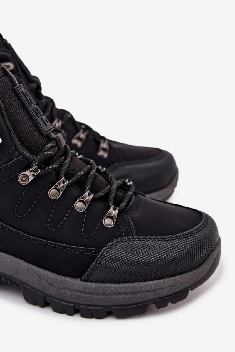 Online Big Star Shoes Buty Trekkingowe Męskie Big Star SS174048 Czarne Czarny