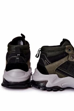 Outlet Big Star Shoes Buty Trekkingowe Męskie Big Star II174202 Khaki