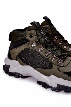 Outlet Big Star Shoes Buty Trekkingowe Męskie Big Star II174202 Khaki