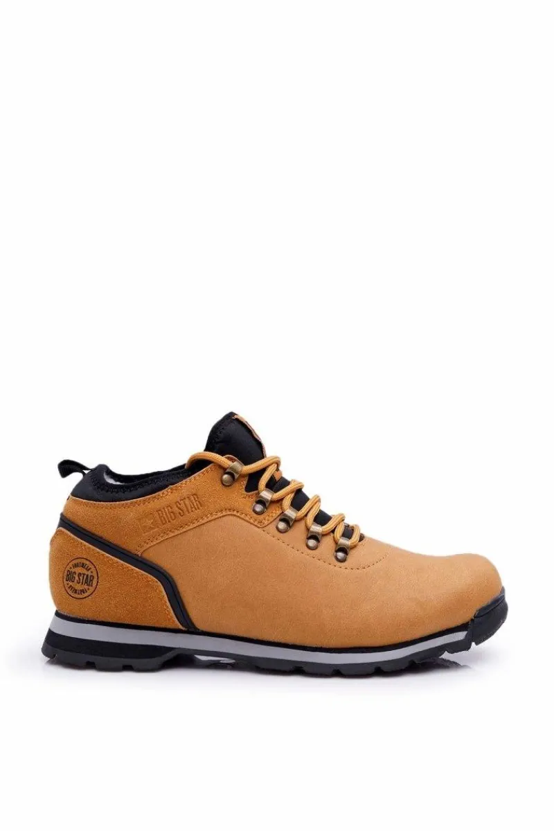 Outlet Buty Trekkingowe Męskie Big Star Camel EE174442 Męskie Obuwie Trekkingowe Męskie