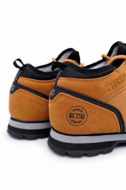Outlet Buty Trekkingowe Męskie Big Star Camel EE174442 Męskie Obuwie Trekkingowe Męskie