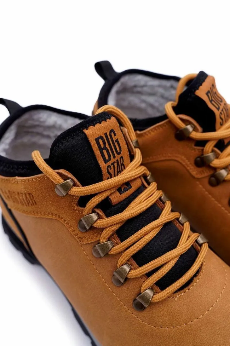 Outlet Buty Trekkingowe Męskie Big Star Camel EE174442 Męskie Obuwie Trekkingowe Męskie
