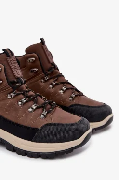 Discount Buty Trekkingowe Męskie Big Star SS174049 Brązowe Męskie Obuwie Trekkingowe Męskie|Obuwie Sportowe Męskie