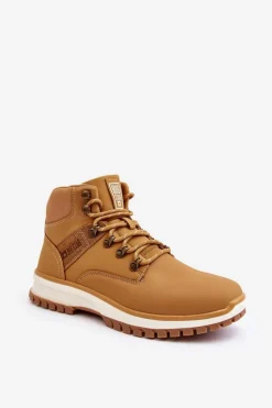 Outlet Big Star Shoes Buty Trekkingowe Męskie Camel Big Star MM174020