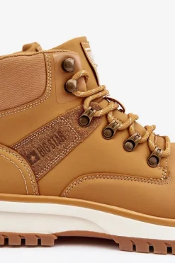 Outlet Big Star Shoes Buty Trekkingowe Męskie Camel Big Star MM174020