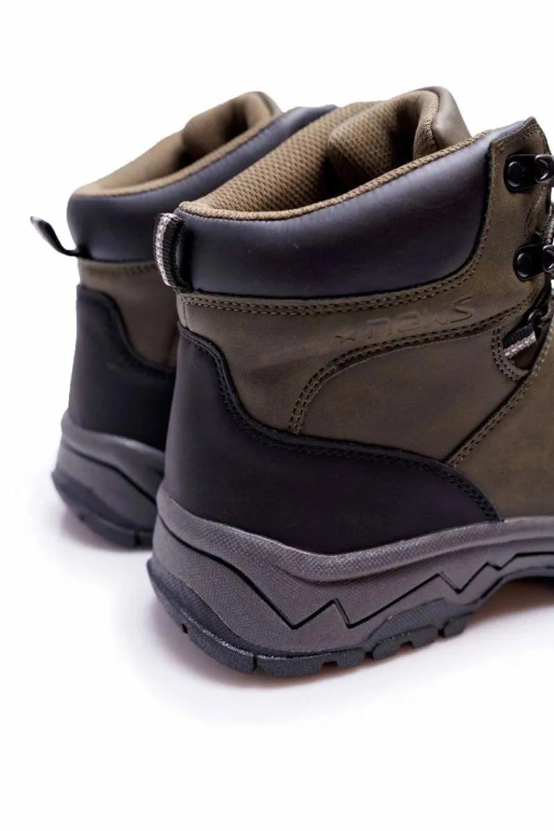 Online Boto Buty Trekkingowe Męskie Ocieplane Khaki Derex