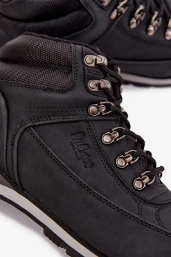 New Lee Cooper Buty Trekkingowe Męskie Ocieplane LCJ-25-03-3844M Czarne Czarny