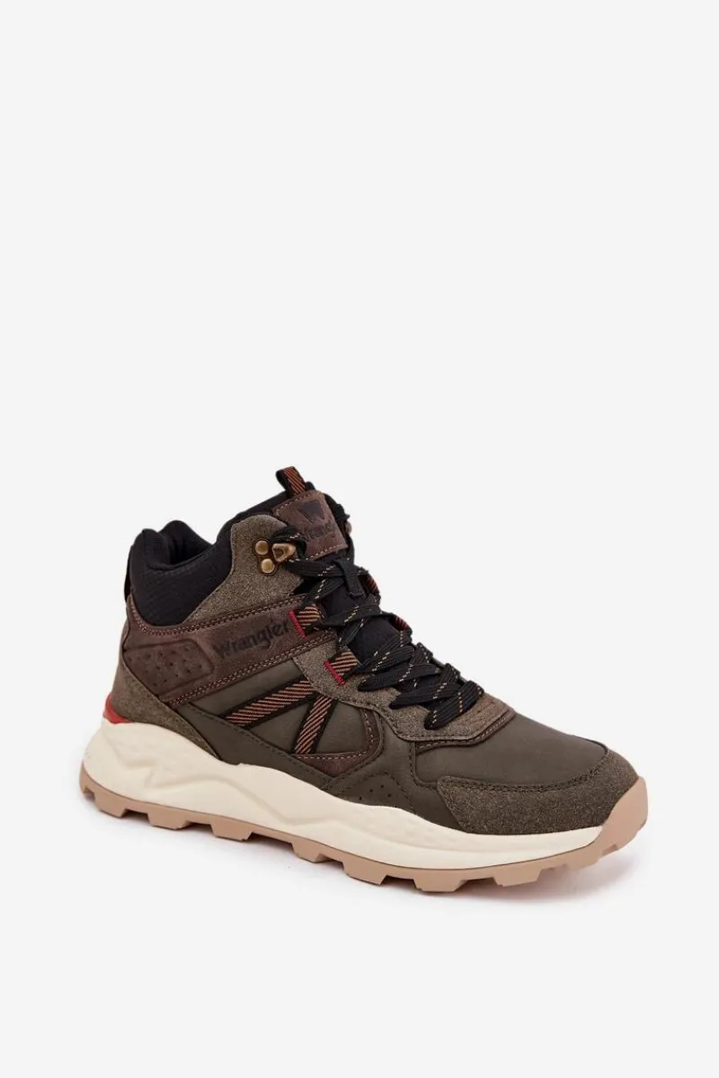 Obuwie Trekkingowe Męskie|Obuwie Sportowe Męskie>Wrangler Buty Trekkingowe Męskie WEST MEN MID 20253027 Ciemnozielone