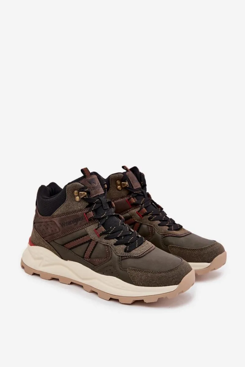 Obuwie Trekkingowe Męskie|Obuwie Sportowe Męskie>Wrangler Buty Trekkingowe Męskie WEST MEN MID 20253027 Ciemnozielone