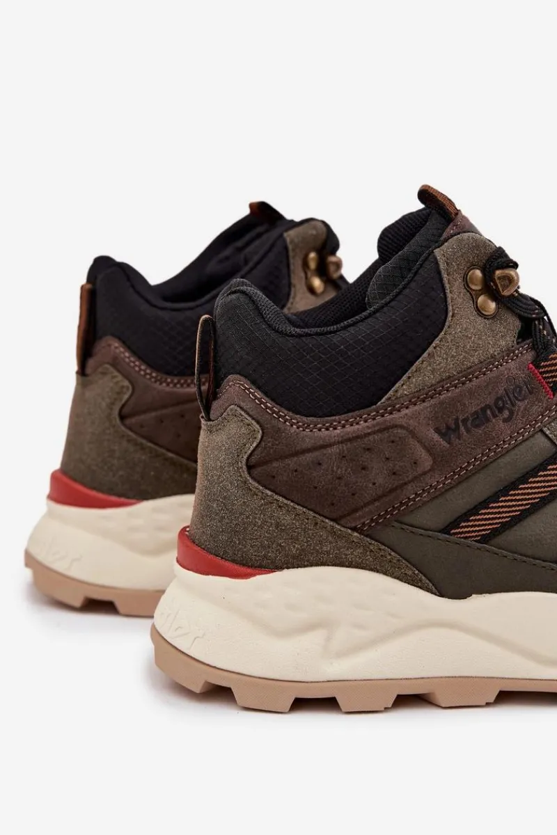 Obuwie Trekkingowe Męskie|Obuwie Sportowe Męskie>Wrangler Buty Trekkingowe Męskie WEST MEN MID 20253027 Ciemnozielone