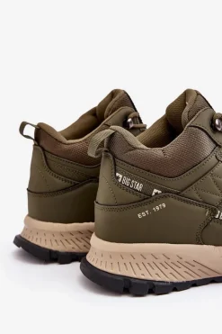 Obuwie Trekkingowe Męskie|Obuwie Sportowe Męskie></noscript>Big Star Shoes Buty Trekkingowe Ocieplane Zielone Big Star MM174163