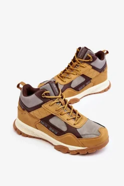 Hot Buty Trekkingowe Ocieplane Camel Big Star MM174162 Męskie Obuwie Trekkingowe Męskie|Obuwie Sportowe Męskie