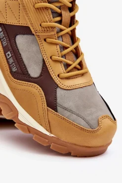 Hot Buty Trekkingowe Ocieplane Camel Big Star MM174162 Męskie Obuwie Trekkingowe Męskie|Obuwie Sportowe Męskie