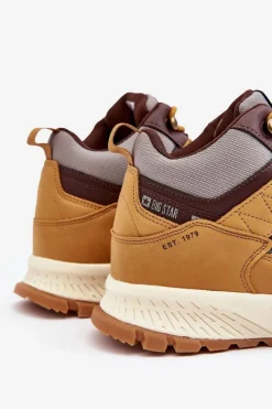 Hot Buty Trekkingowe Ocieplane Camel Big Star MM174162 Męskie Obuwie Trekkingowe Męskie|Obuwie Sportowe Męskie