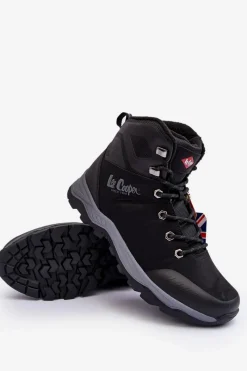 Hot Lee Cooper Buty Trekkingowe Trapery Męskie LCJ-23-01-2045M Czarne