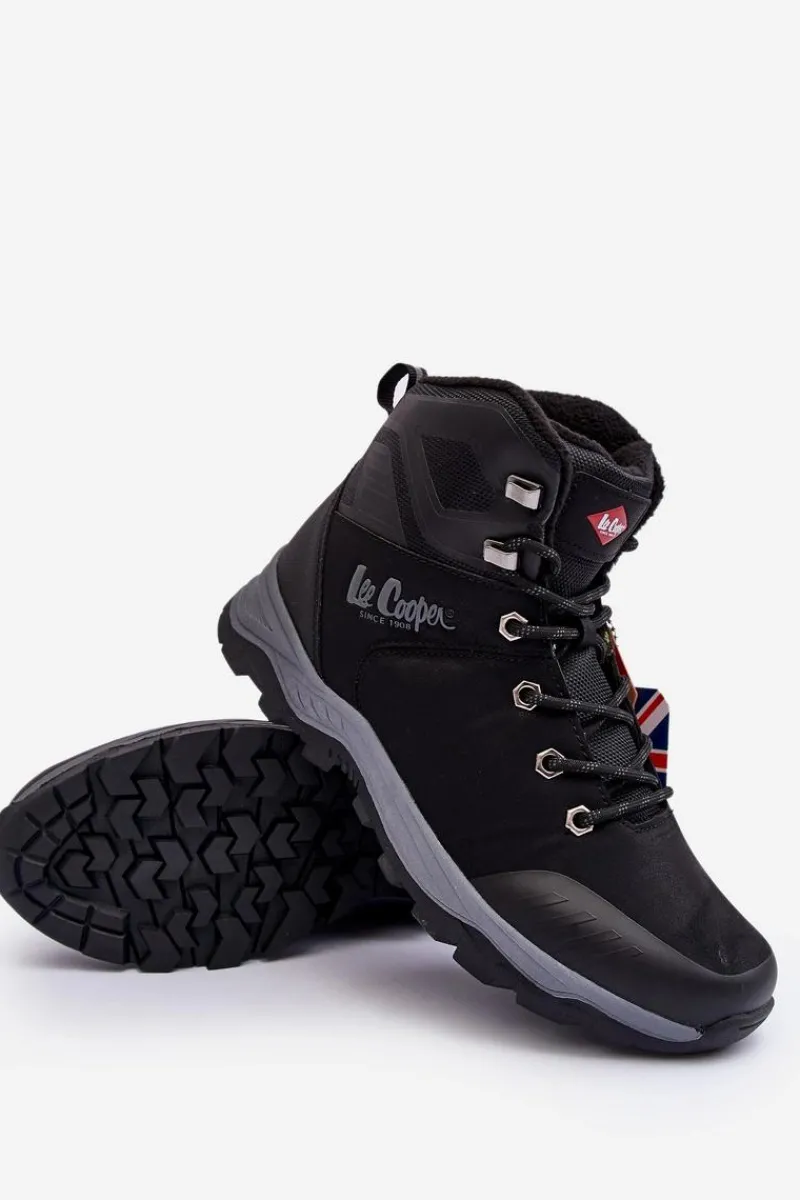 Hot Lee Cooper Buty Trekkingowe Trapery Męskie LCJ-23-01-2045M Czarne