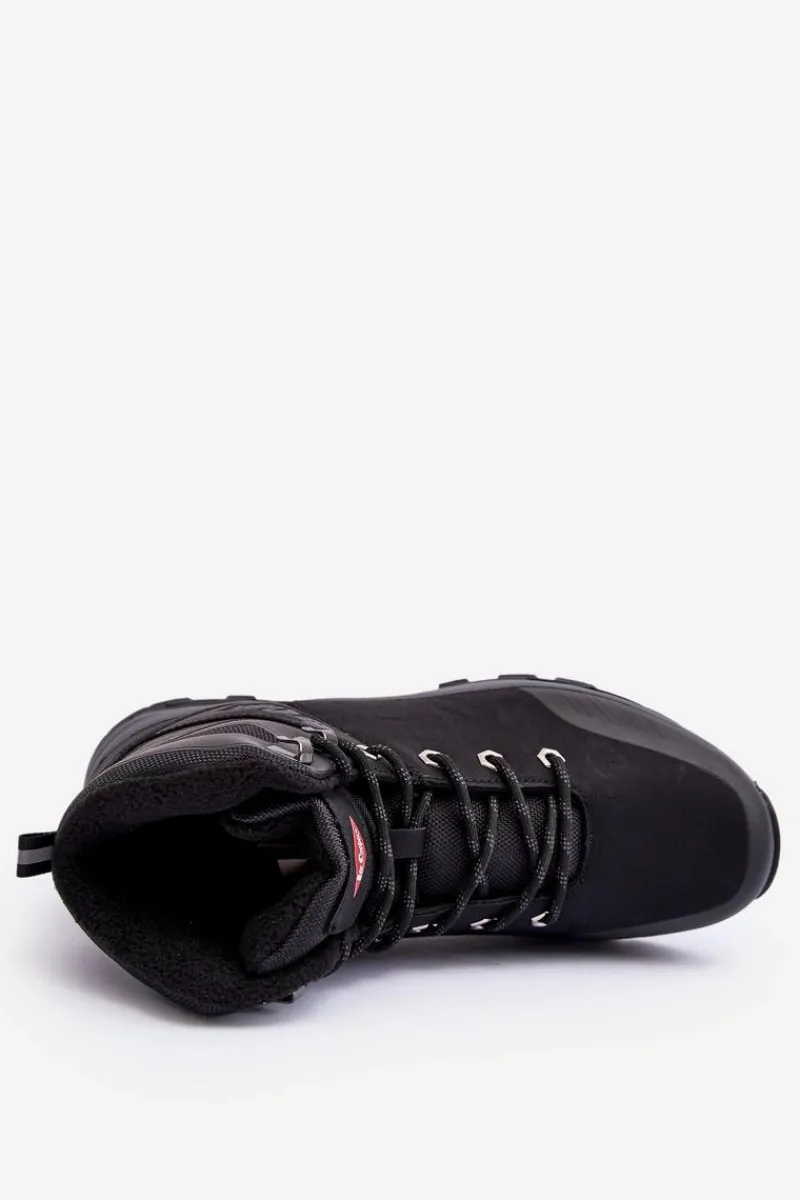 Hot Lee Cooper Buty Trekkingowe Trapery Męskie LCJ-23-01-2045M Czarne