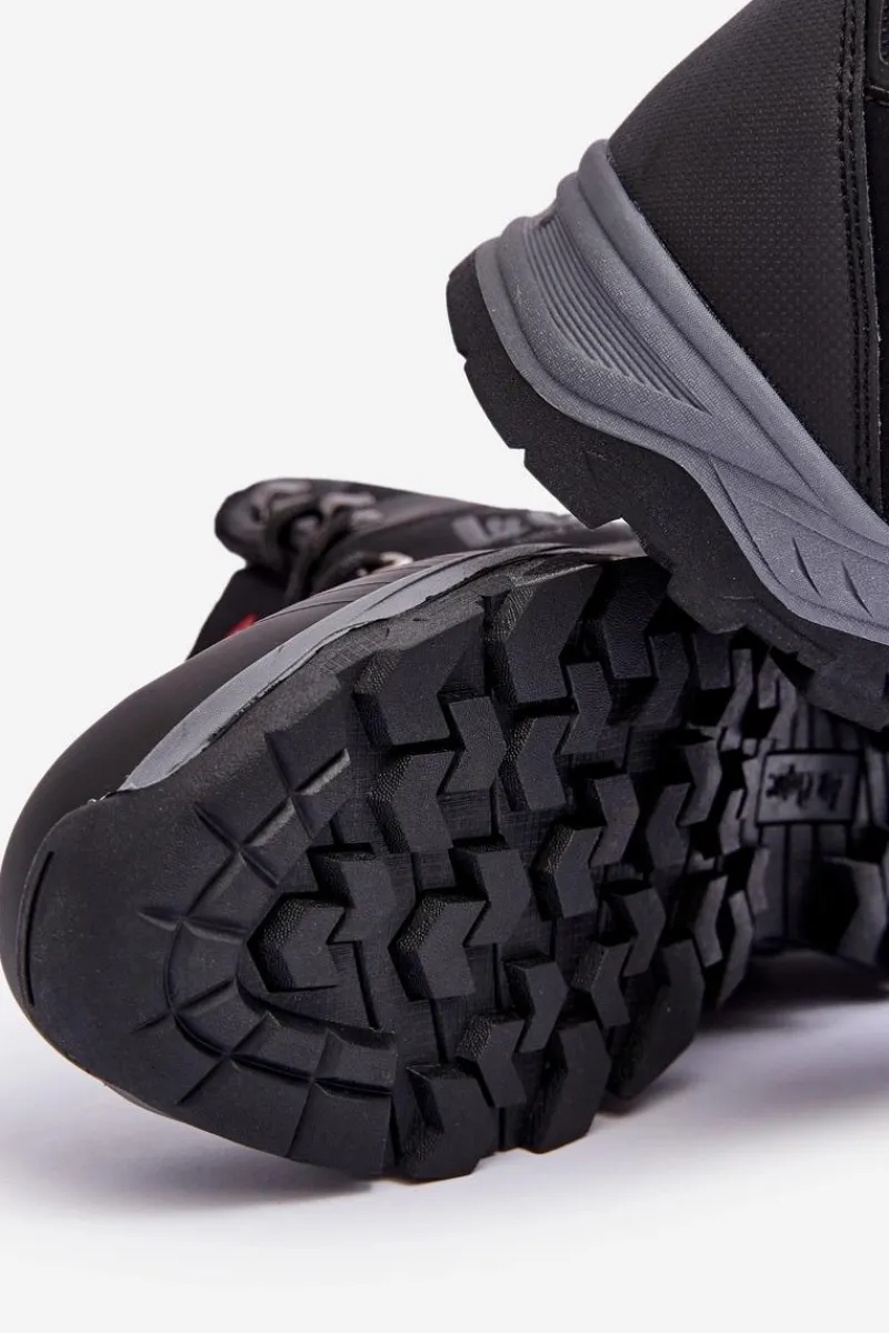 Hot Lee Cooper Buty Trekkingowe Trapery Męskie LCJ-23-01-2045M Czarne