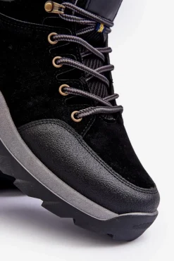 Discount Buty Trekkingowe Trapery Męskie Czarne Fontanoe Męskie Obuwie Trekkingowe Męskie|Obuwie Sportowe Męskie