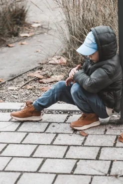 Sale Buty Trekkingowe Trapery Ocieplane Dziecięce Camel Big Star MM374202 Dzieci Chłopięce