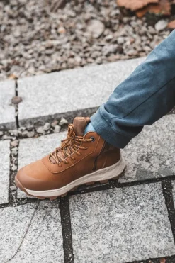 Sale Buty Trekkingowe Trapery Ocieplane Dziecięce Camel Big Star MM374202 Dzieci Chłopięce