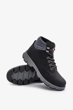 Discount Lee Cooper Buty Trekkingowe Trapery Męskie LCJ-24-01-2948 Czarne