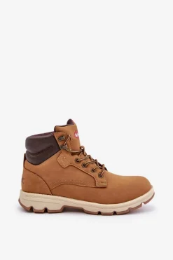 Obuwie Trekkingowe Męskie|Botki Męskie>Lee Cooper Buty Trekkingowe Trapery Męskie LCJ-24-01-2949 Camel
