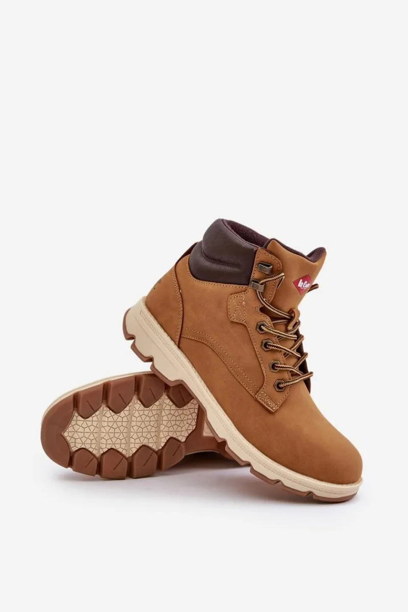 Obuwie Trekkingowe Męskie|Botki Męskie>Lee Cooper Buty Trekkingowe Trapery Męskie LCJ-24-01-2949 Camel