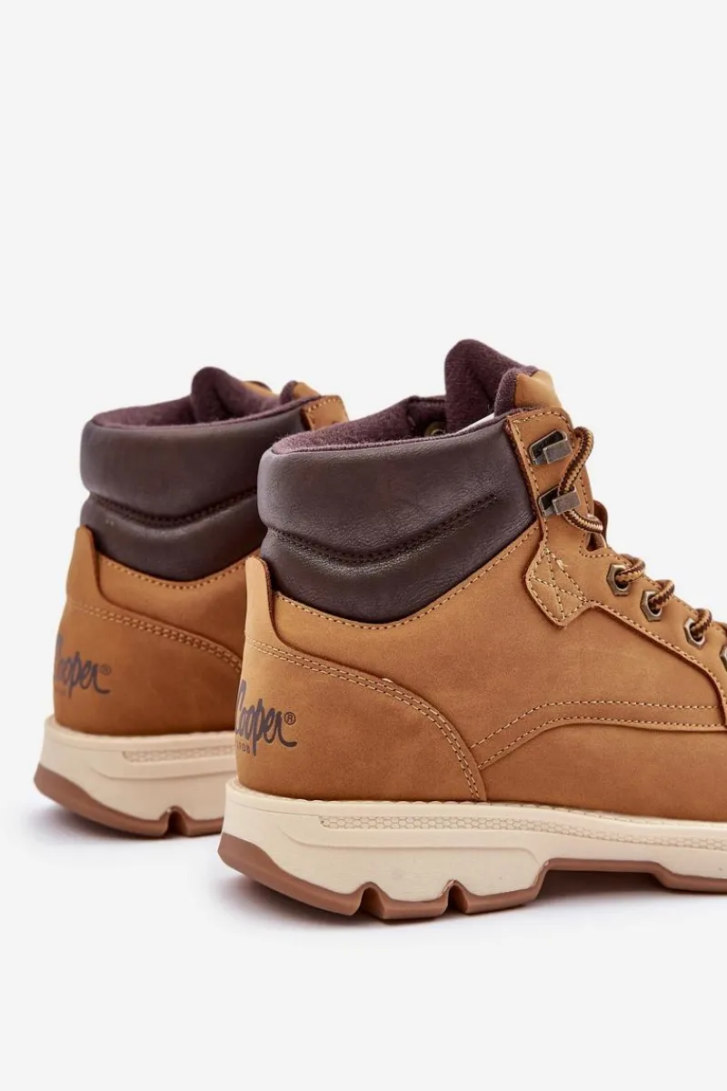 Obuwie Trekkingowe Męskie|Botki Męskie>Lee Cooper Buty Trekkingowe Trapery Męskie LCJ-24-01-2949 Camel