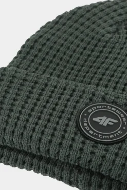 New Chłopięca Czapka Zimowa JWAW24ACAPM424-23S Szara Okrycia Głowy