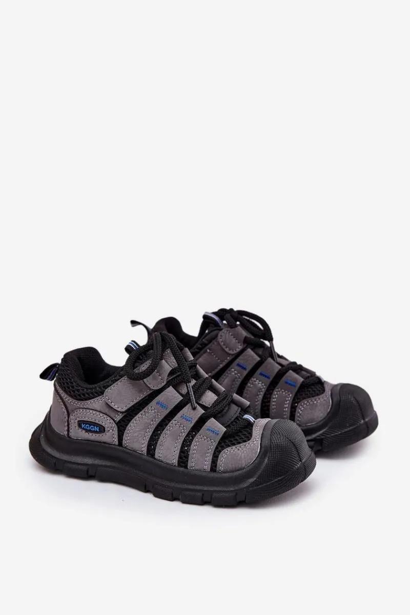 Discount Chłopięce Buty Sportowe Trekkingowe Czarne Falenisa Dzieci Chłopięce