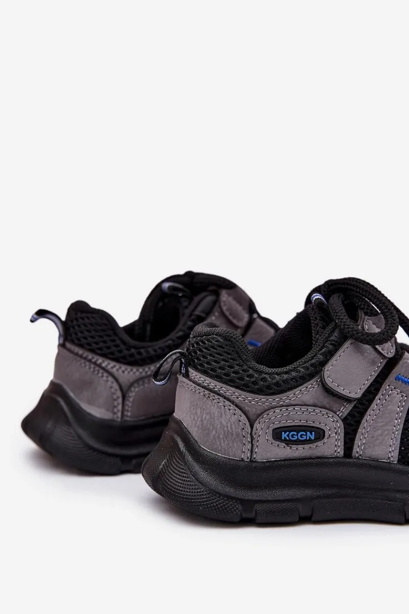 Discount Chłopięce Buty Sportowe Trekkingowe Czarne Falenisa Dzieci Chłopięce