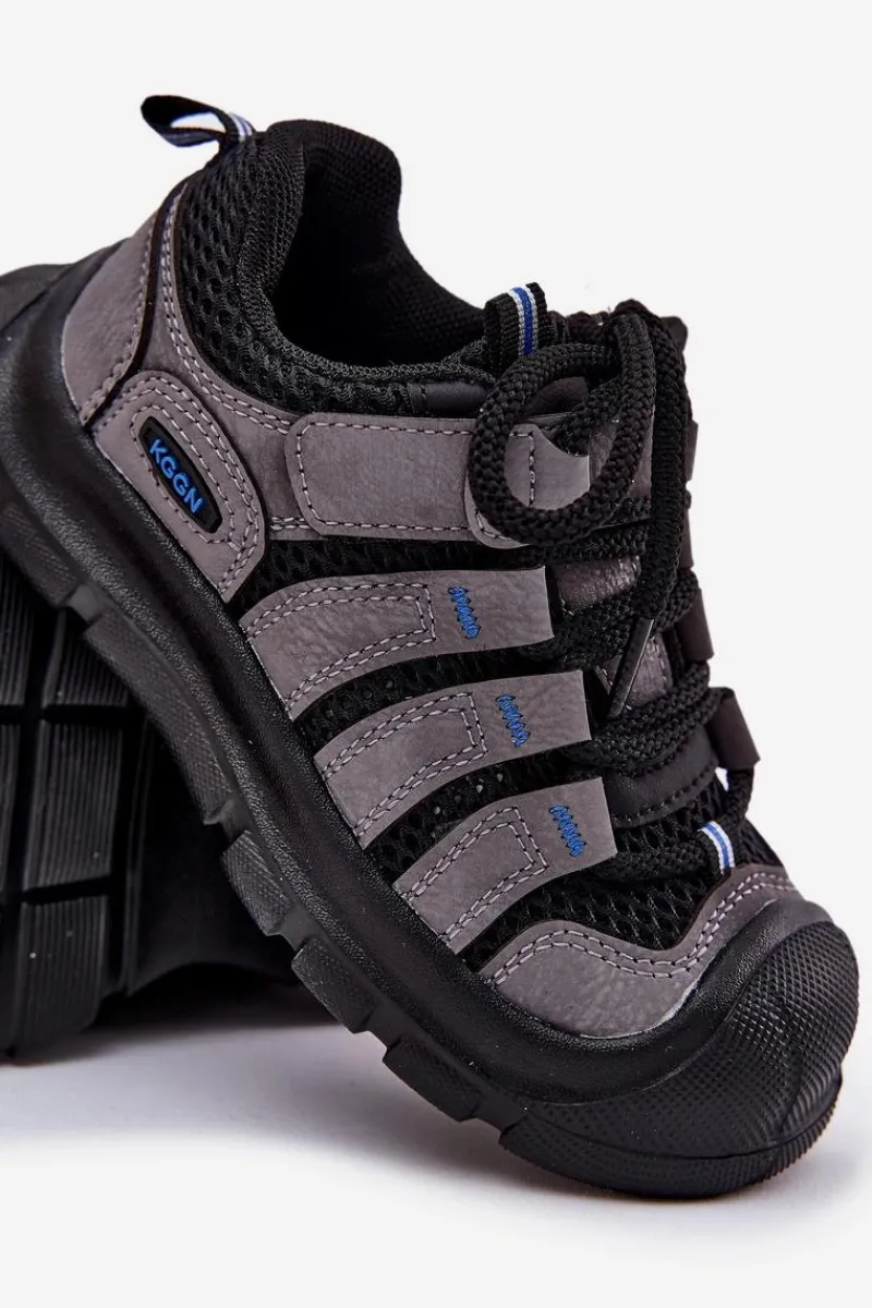 Discount Chłopięce Buty Sportowe Trekkingowe Czarne Falenisa Dzieci Chłopięce