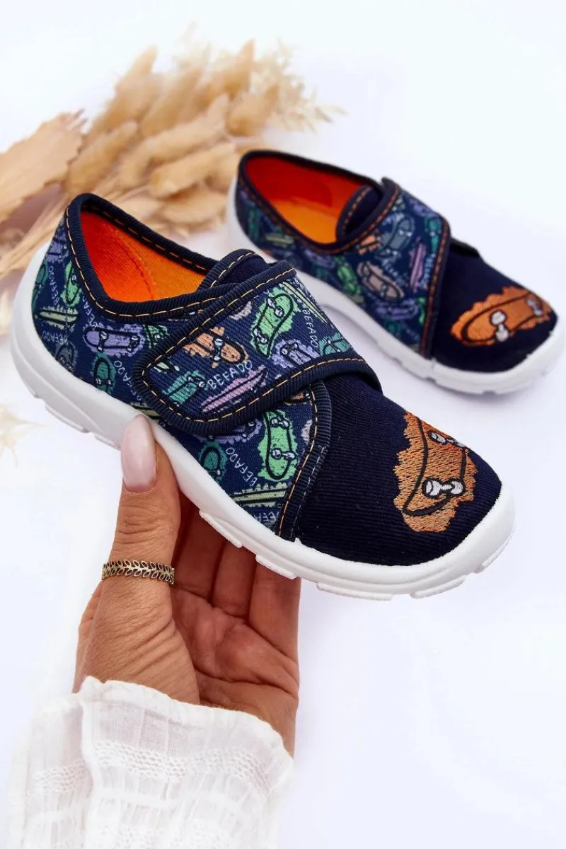 Chłopięce>BEFADO Chłopięce Papcie 974X503 Granatowe