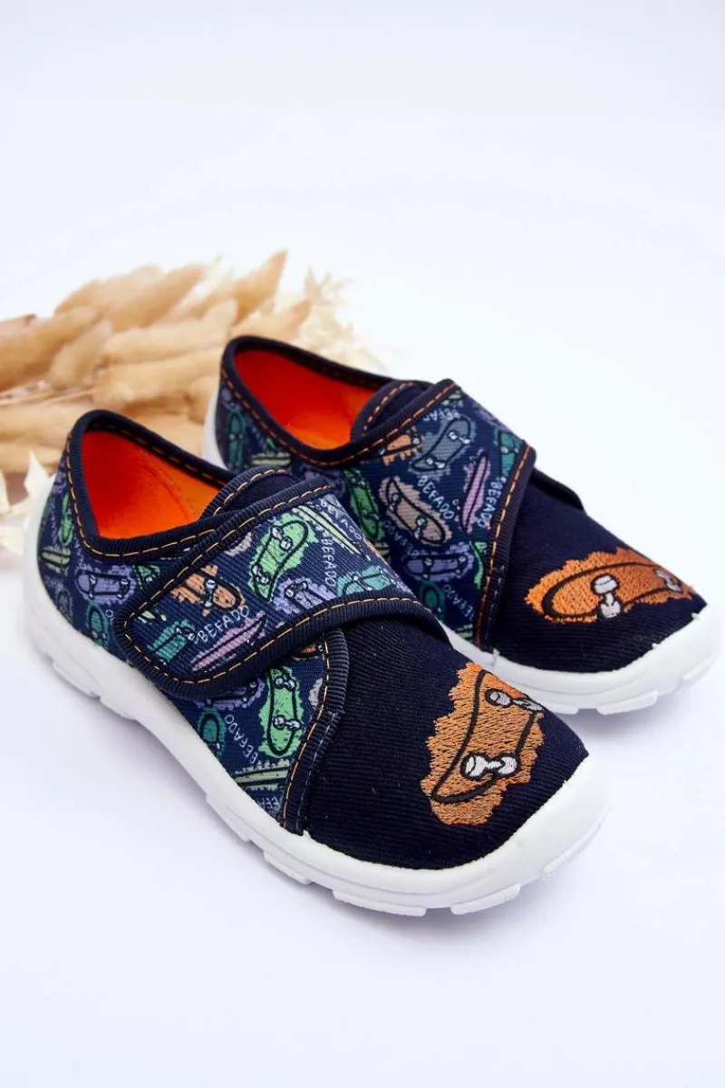 Chłopięce>BEFADO Chłopięce Papcie 974X503 Granatowe