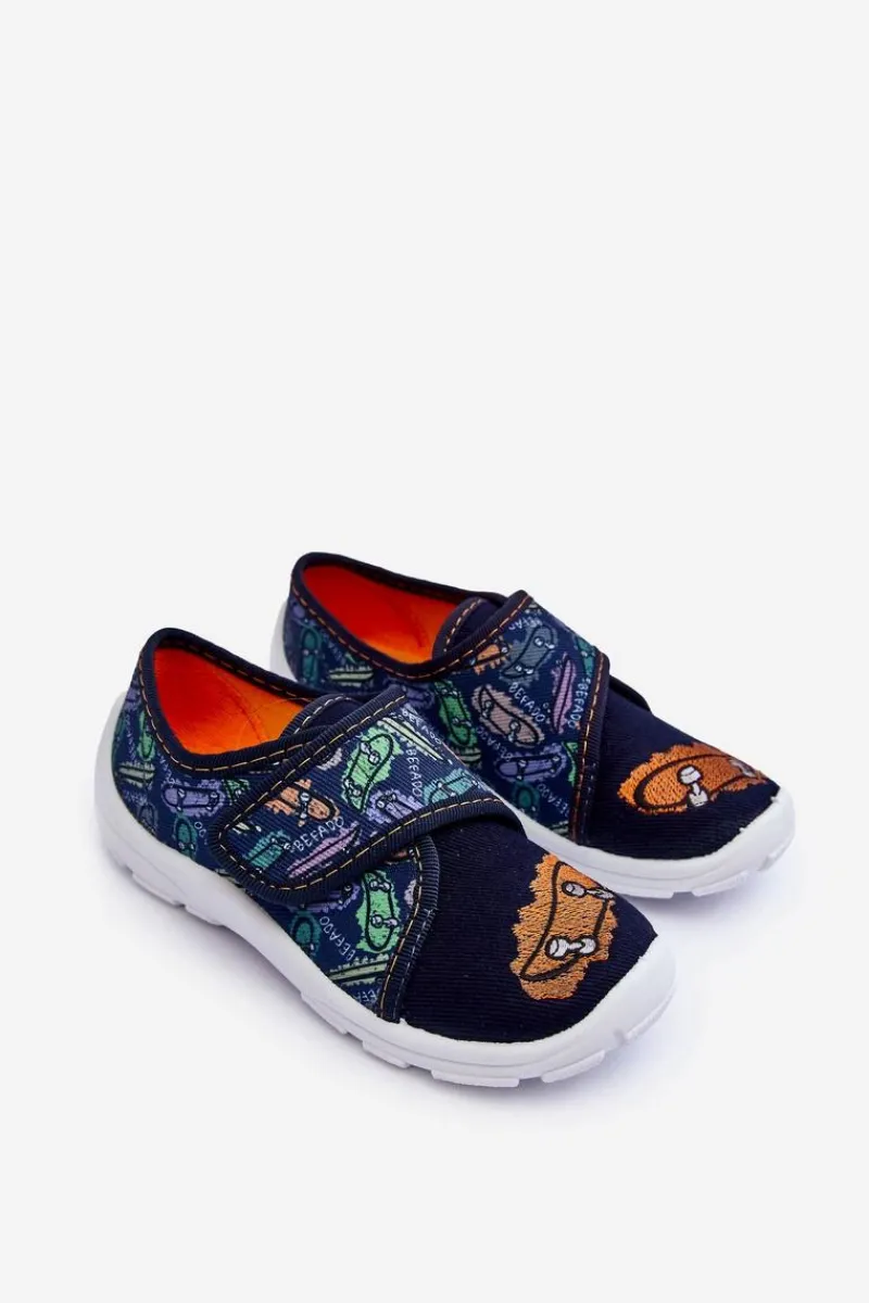 Chłopięce>BEFADO Chłopięce Papcie 974X503 Granatowe