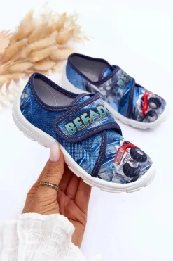 Sale BEFADO Chłopięce Papcie 974X507 Niebieskie