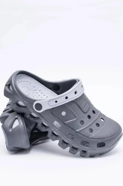 Hot Ciemnoszare Męskie Ogrodowe Lekkie Klapki Kroksy Eva Męskie Klapki Męskie Klasyczne