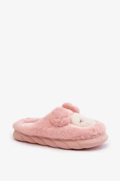 Sale Boto Ciepłe Futrzane Kapcie Damskie Różowe Jozelinetta Różowy