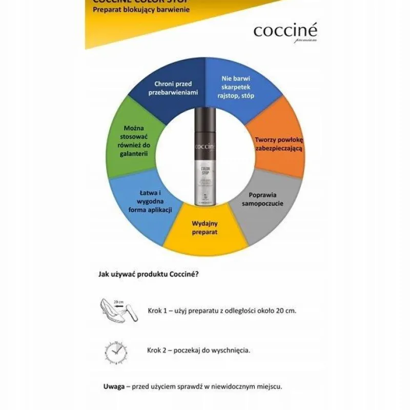 Ochrona>pielęgnacja obuwia Coccine Coccine Kolor Stop Spray Zapobiegający Farbowaniu Obuwia