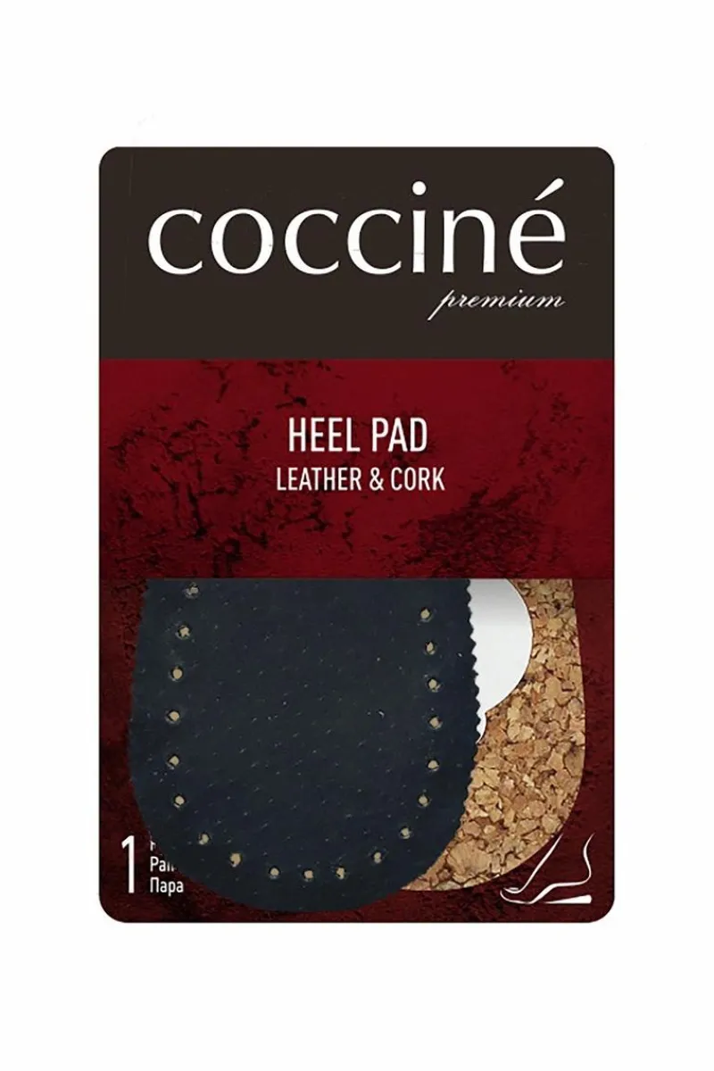 Podpiętki>pielęgnacja obuwia Coccine Coccine Korkowe Czarne Podpiętki Skóra Naturalna Czarny