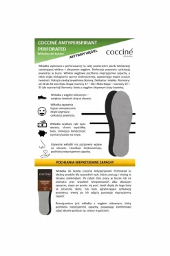 Clearance pielęgnacja obuwia Coccine Coccine Przeciwpotne Wkładki Z Węglem Aktywnym