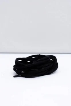 Best Corbby Czarne Okrągłe Sznurowadła Czarny