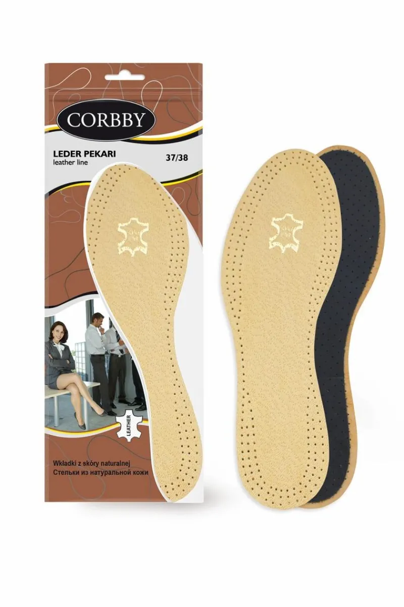 Online Corbby LEDER PEKARI Wkładki z wysokogatunkowej skóry naturalnej