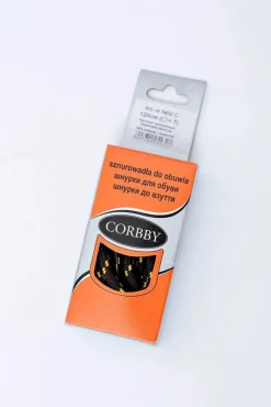 Hot Trekkingowe Sznurówki Brązowo Żółte Sznurowadła