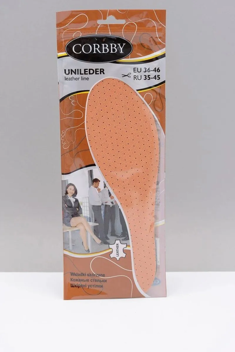 Clearance UNILEDER Skórzane wkładki uniwersalne Wkładki